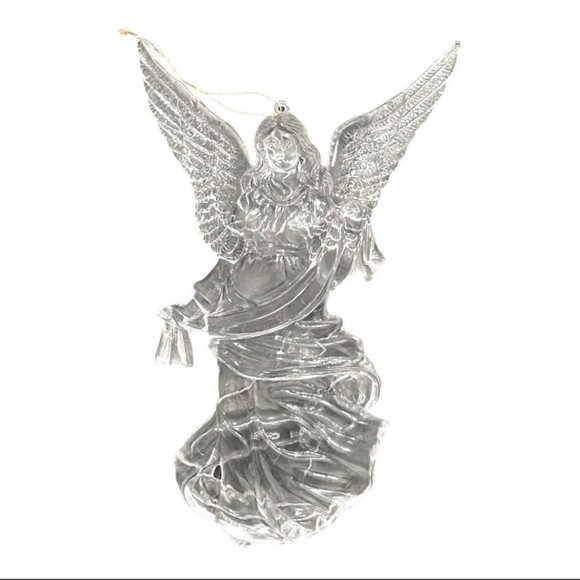 Vintage Christmas Ornament Acrylic Heavenly Angel Figurine Xmas Ornament - Picture 4 of 5